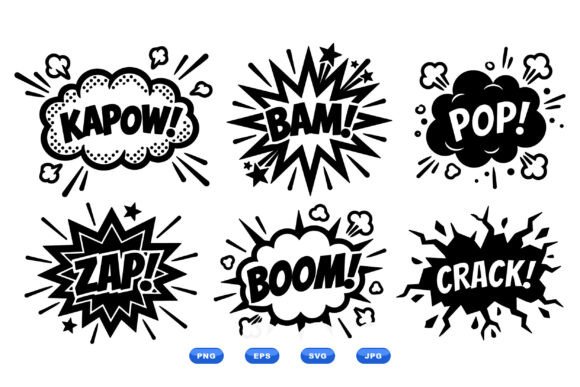 Comic Sound Effect Clipart Review
