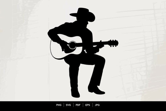 Cowboy Acoustic Guitar Silhouette Review