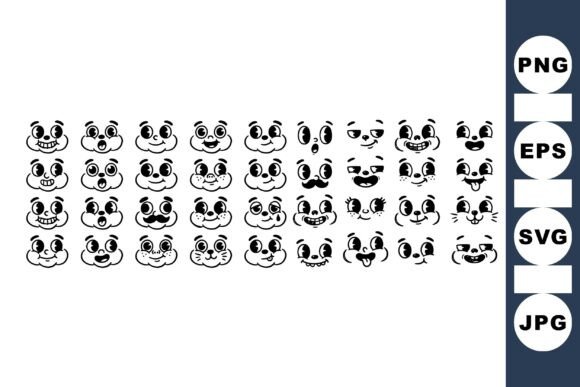 Cute Cartoon Face Expression Set Review