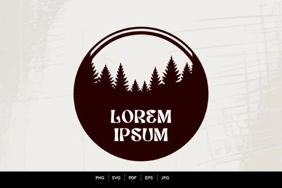 Pine Forest Badge Logo Template Review