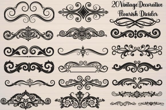 Vintage Decorative Flourish Divider Review