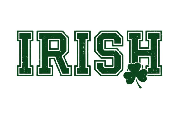 Vintage Irish Shamrock Typography Review