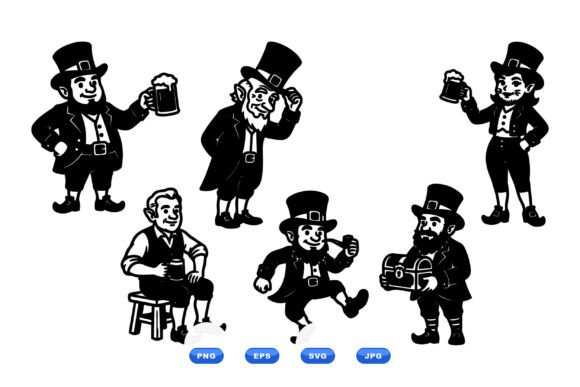 Vintage Leprechaun Clipart Pack Review