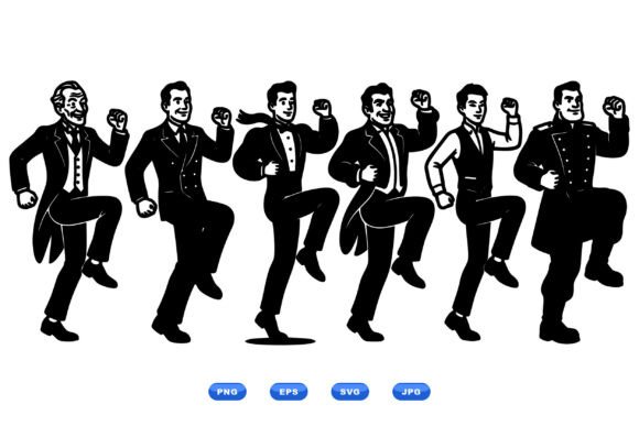Vintage Marching Men Clipart Review